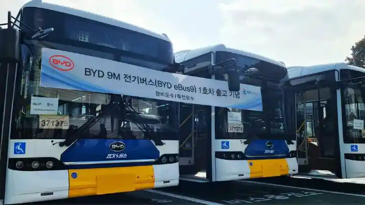 Foto - BYD Invasi Korea Selatan Dengan Bus Listrik eBus9
