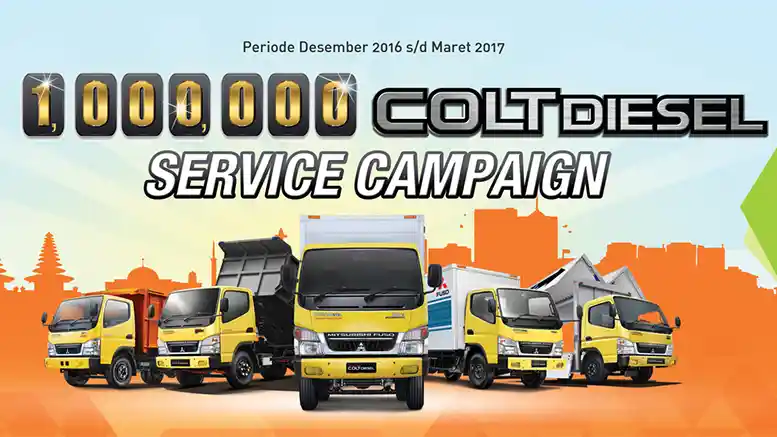 Truk - Menjelang Pecahkan Rekor Penjualan Kendaraan Niaga 1 Juta Unit, Mitsubishi Gelar Promo Menarik