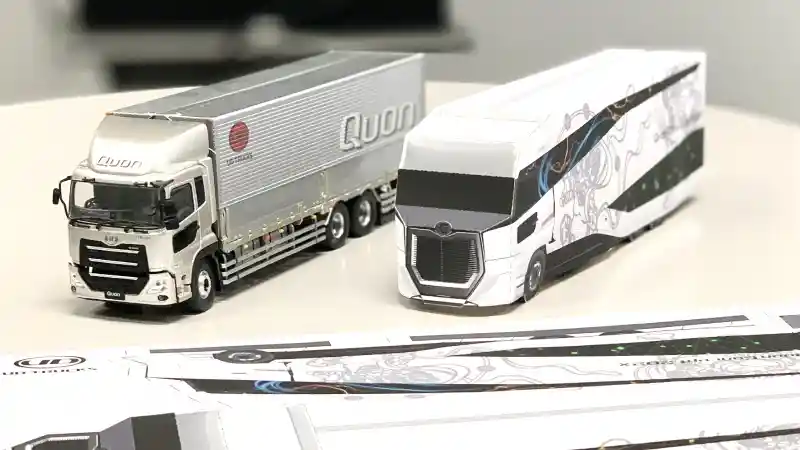 Truk - Papercraft UD Trucks Quon Concept 202X Bikin Anak Makin Kreatif