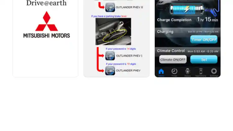 Foto - Mitsubishi Outlander PHEV Dapat Dikendalikan Lewat Ponsel Pintar
