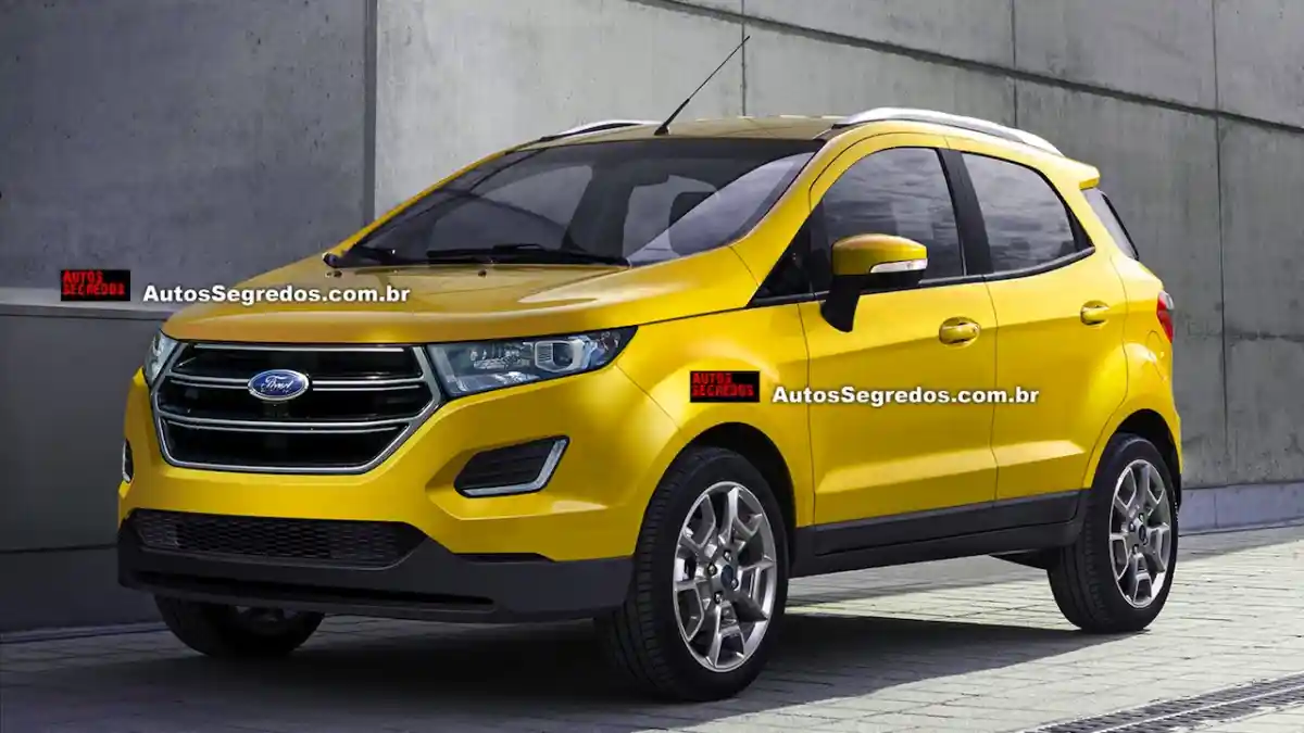 Foto - Ford EcoSport Facelift, Seperti Inikah Bentuknya? 