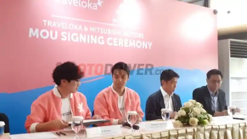 Foto - Mitsubishi dan Traveloka Mantapkan Kerjasama