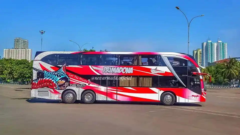 Foto - FOTO : Bus Cantik Double Decker Ini Akan Mengisi Booth Karoseri New Armada di Busworld 2019