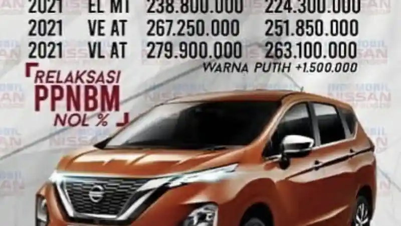 Foto - Siapa Bilang Nissan Livina Tidak Terkena Diskon PPnBM?
