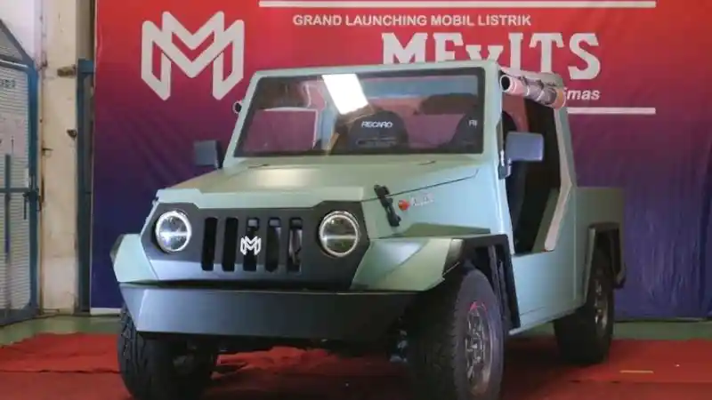Berita - Kenalin MEvITS, Mobil Listrik Mirip Jeep Buatan Indonesia
