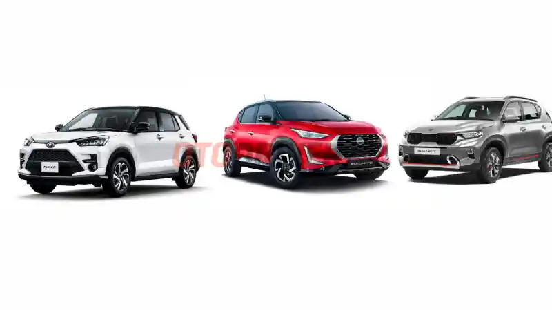 Komparasi - Adu Performa Toyota Raize vs Nissan Magnite vs KIA Sonet