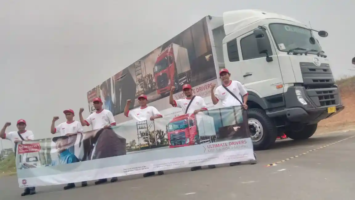 Foto - UD Trucks : Finalis Kompetisi Extra Mile Indonesia Siap Terbang ke Jepang. 