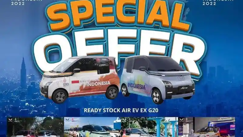 Foto - Beli Wuling Air ev ex KTT G20, Dapat Potongan Harga Rp 18 Juta