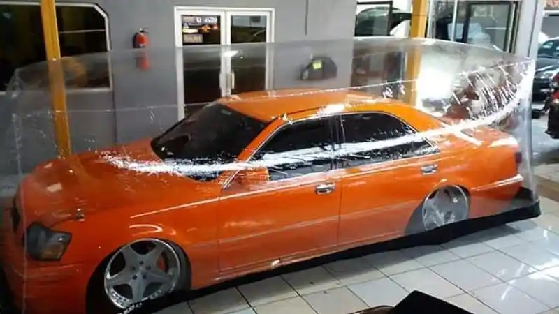 Tips - Alternatif Cover Mobil, Pakai "Balon" Jadi Lebih Aman