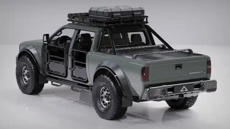 Foto - AlphaWolf Pikap Listrik Cocok Untuk Bertualang Di Alam Bebas