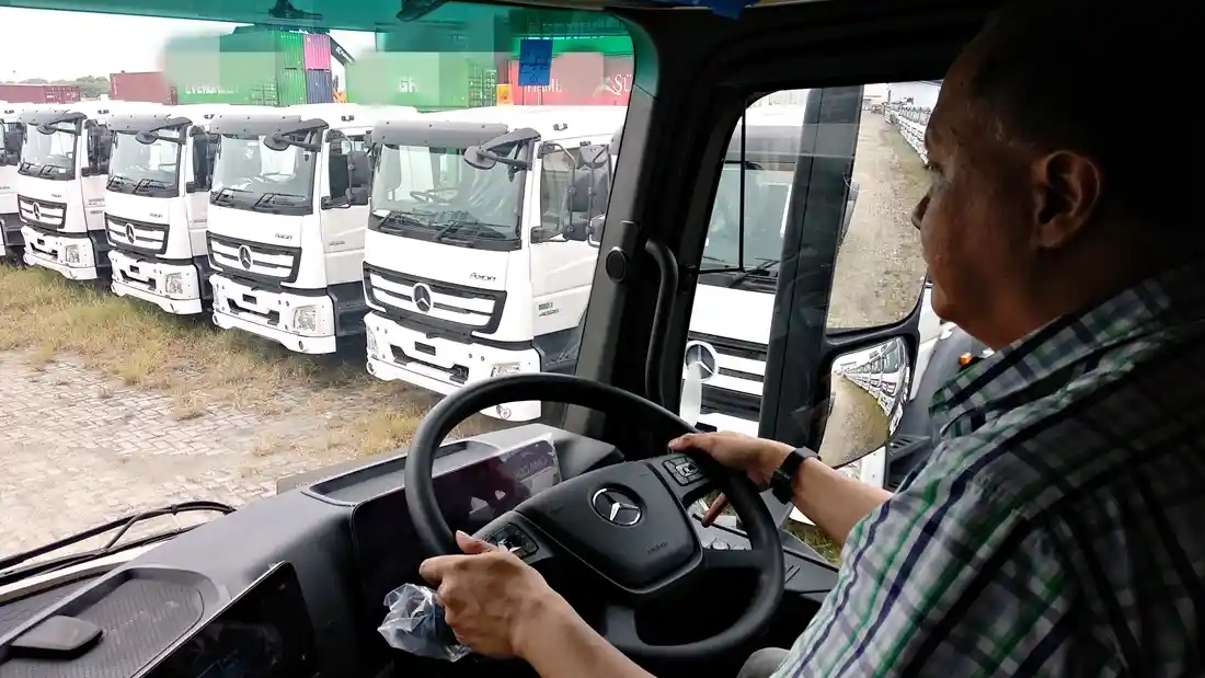 Foto - Baca Indikator Truk Arocs: Warna Hijau, Performa ‘Terbaik’