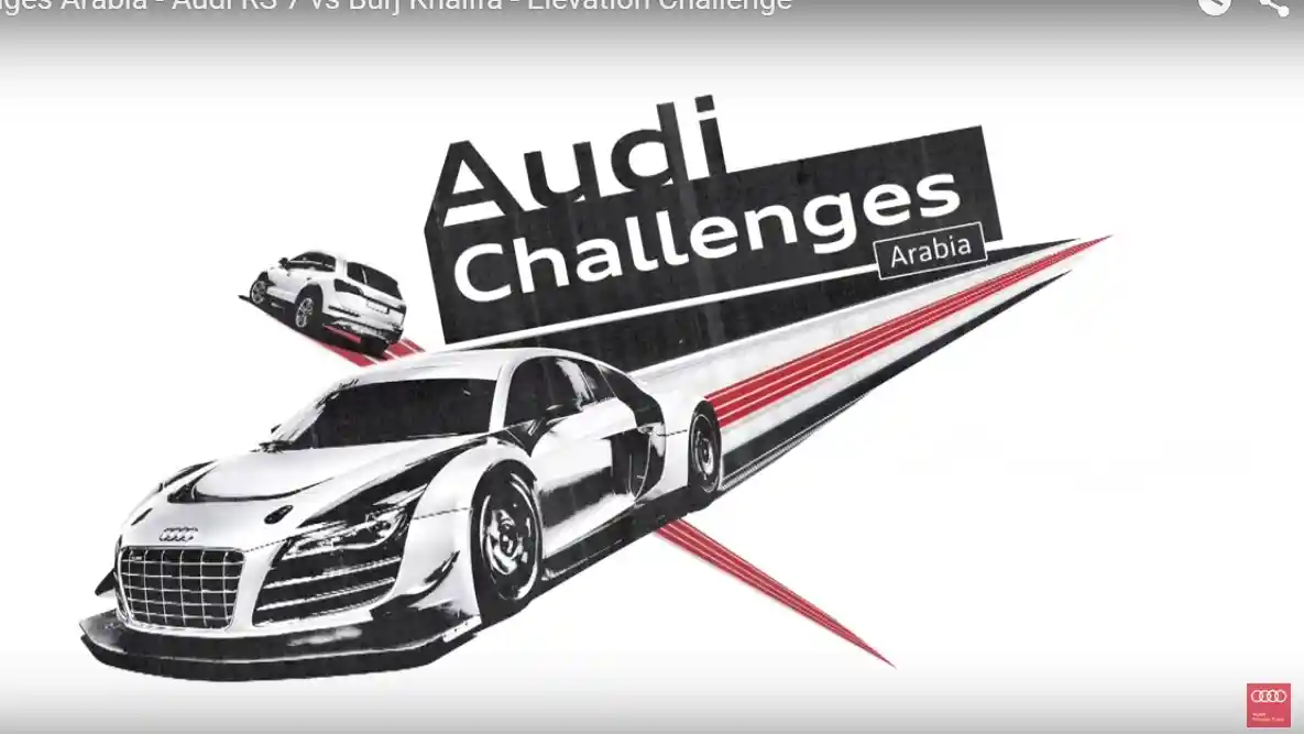 Berita - Video: Audi RS7 Sportback VS Lift Burj Khalifa