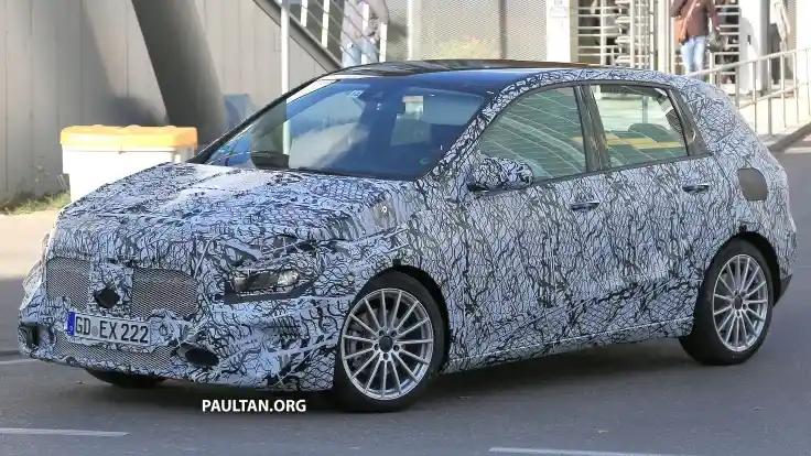 Berita - SPY SHOT: Mercedes-Benz B-Class 7 Seater, Cocok Usik Kijang Innova