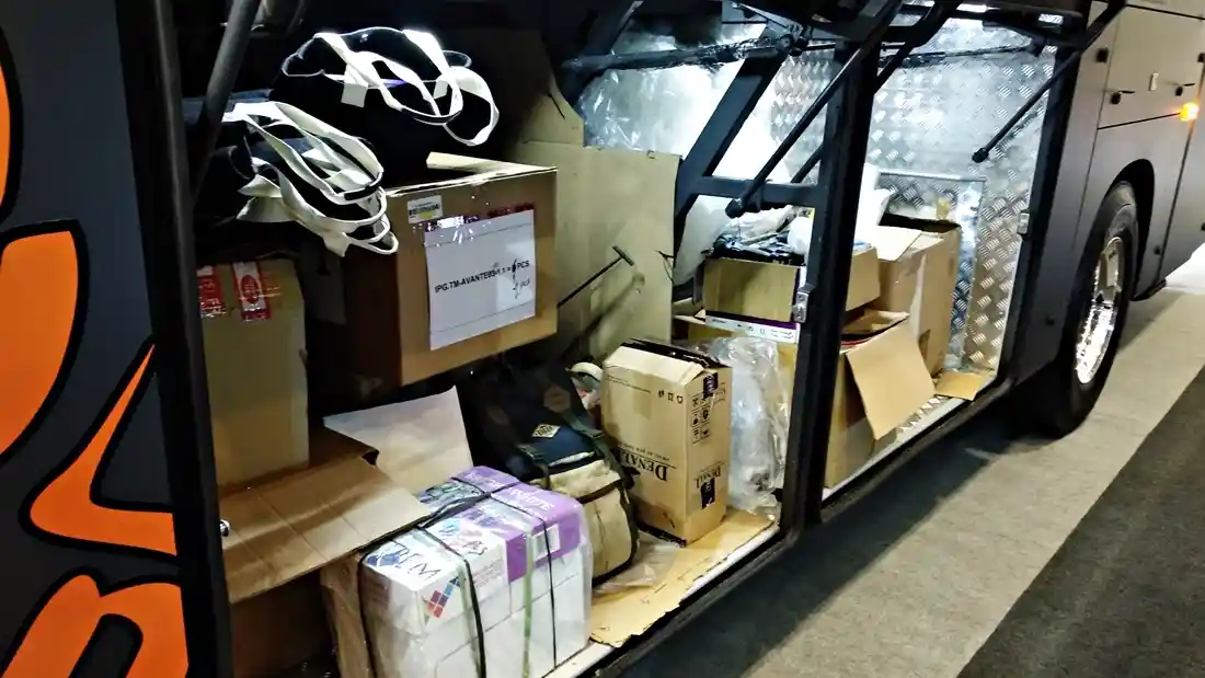 Bus - Perhatikan Barang Yang Tidak Boleh Masuk Bus 