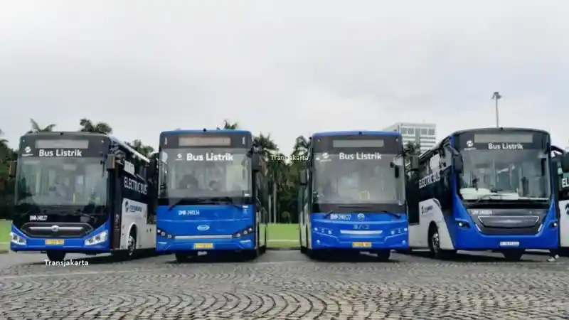 Bus - Transjakarta Rilis 200 Bus Listrik