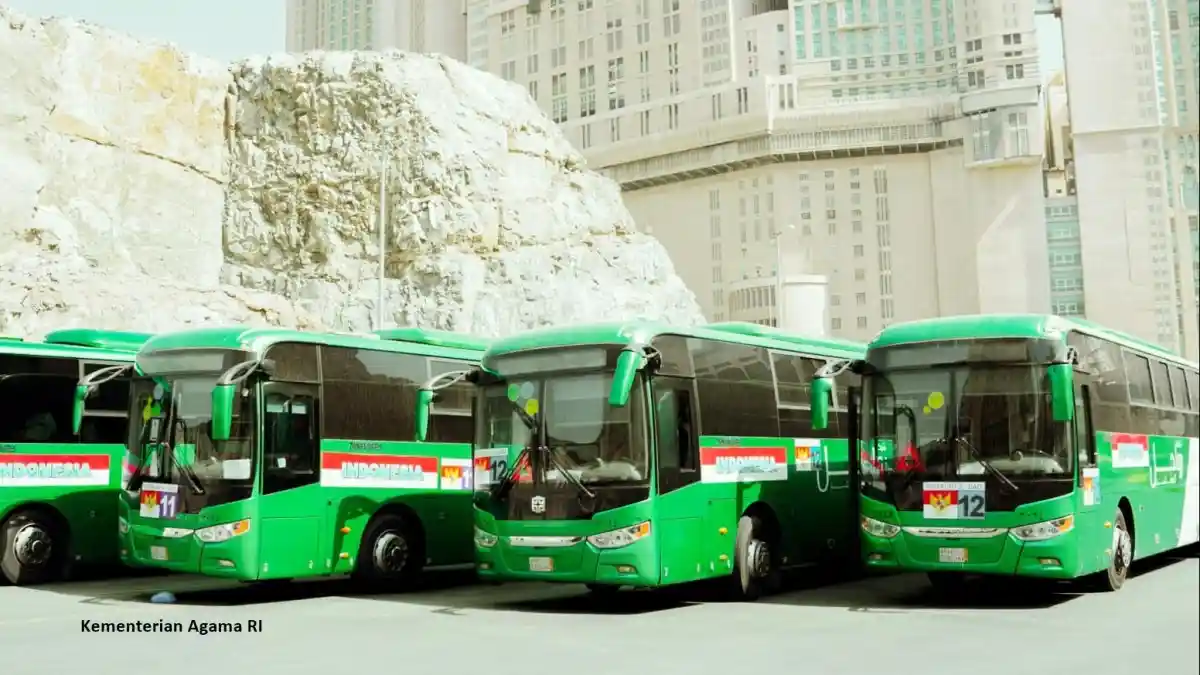 Foto - Jamaah Haji Asal Indonesia Dilayani Khusus Bus Shalawat, Ketahui Detailnya