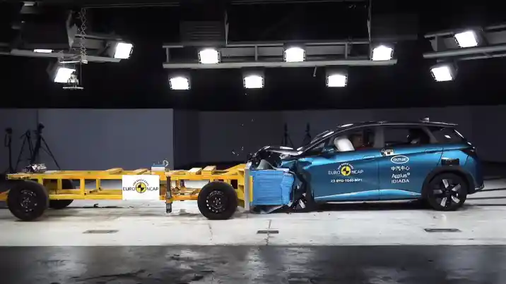 Crash Test - VIDEO: Crash Test BYD Dolphin (Euro NCAP)