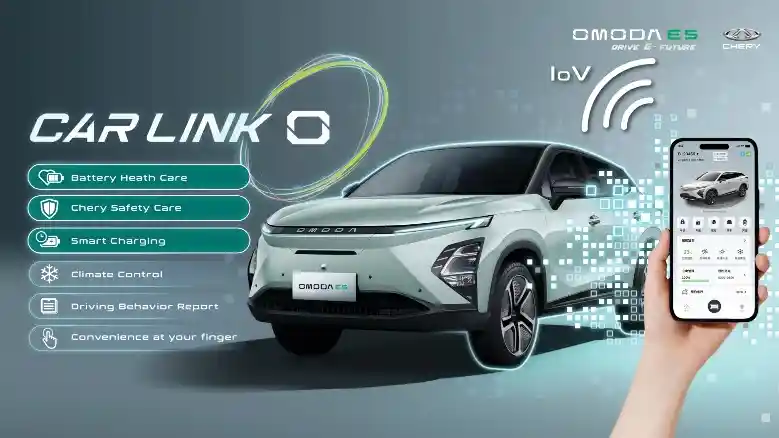 Foto - Chery Omoda E5 Update Fitur Canggih Car Link O. Awasi Dan Kontrol Mobil Lewat Smartphone