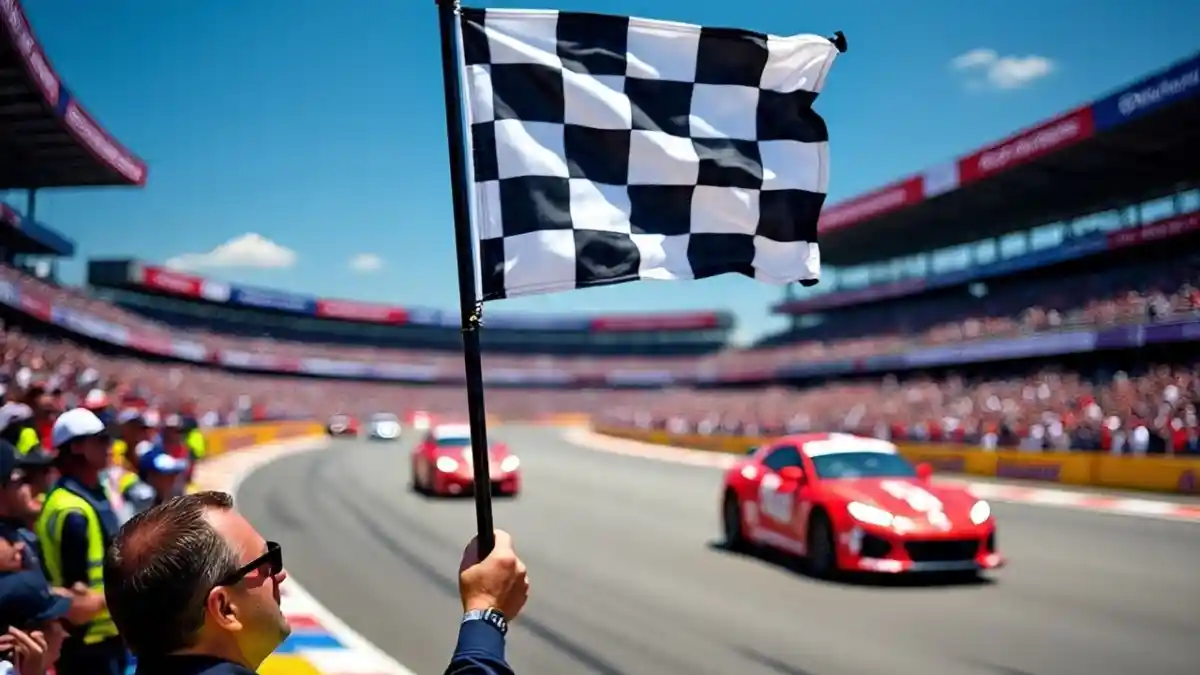 Foto - Checkered Flag, Bendera Paling Terkenal Dari Medan Balap