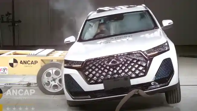 Foto - VIDEO: Crash Test Chery Tiggo 7 Pro (ANCAP)