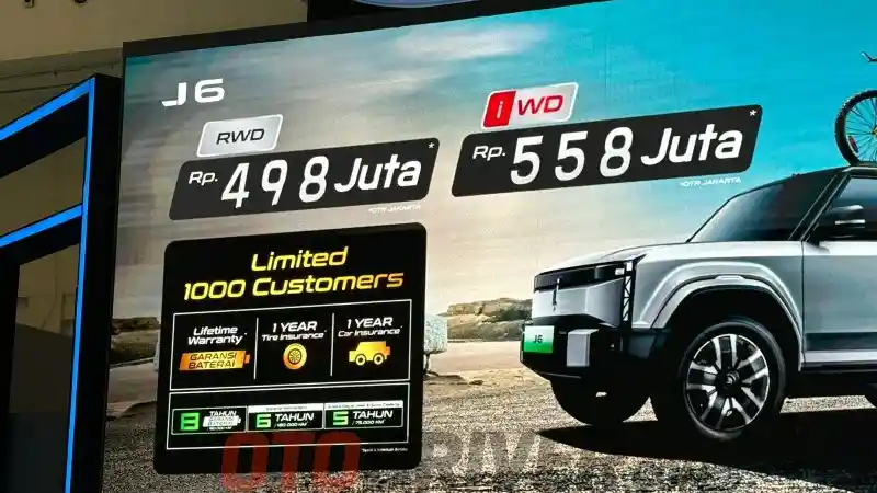 Foto - Chery Yakin Bisa Jual 500 Unit J6 Hingga Tutup 2024