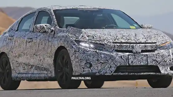 Berita - SPY SHOT: Honda Civic 2016 Makin Terkuak