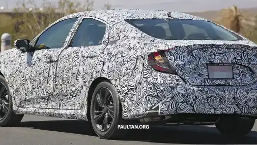 Foto - SPY SHOT: Honda Civic 2016 Makin Terkuak