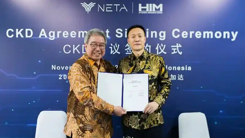 Foto - Neta Rakit Mobil Listrik Di Indonesia Tahun 2024