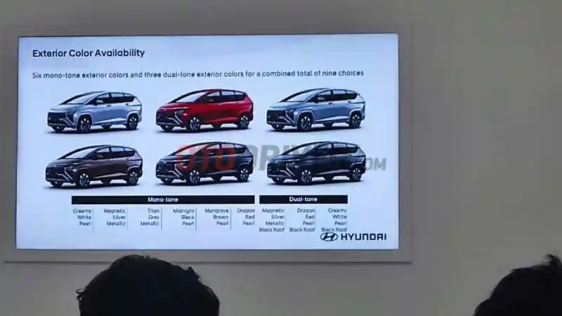Foto - Ada Biaya Jika Tambah Warna dan Captain Seat di Hyundai Stargazer