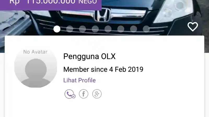 Foto - Honda CR-V Second Harganya Mirip LCGC Keluaran Baru