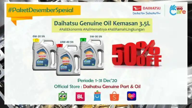 Berita - Daihatsu Luncurkan Oli Kuantitas 3,5 Liter