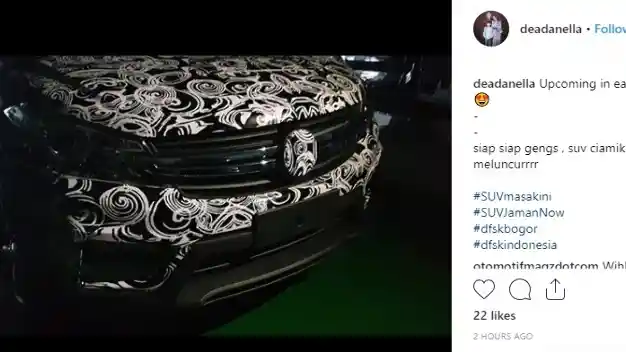 Foto - SUV Baru DFSK Kembali Terlacak Tanda-tanda Kemunculannya
