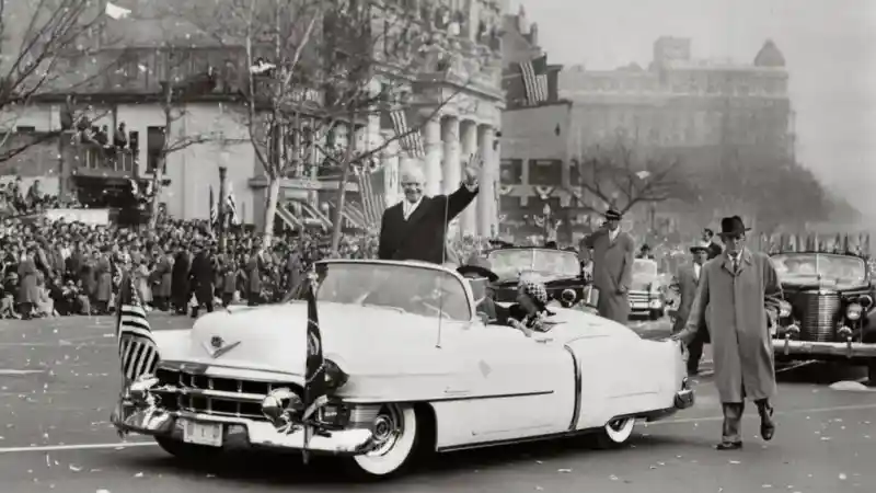 Foto - Selain Presiden Prabowo, Ada Presiden AS Yang Gunakan Mobil Putih Di Acara Pelantikannya