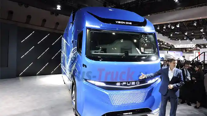 Foto - Tokyo Motor Show 2017: Mitsubishi Kenalkan Truk Listrik Heavy Duty, E-FUSO Vision ONE 