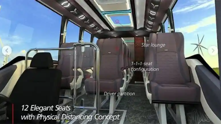 Foto - Mercedes-Benz Perkenalkan OF 917 Combi Suites Dari Karoseri Laksana, Pemenang Kontes Desain 2021