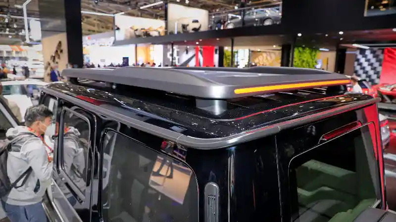 Foto - EQG, G-Class Listrik Dengan Kemampuan Off-road Mumpuni