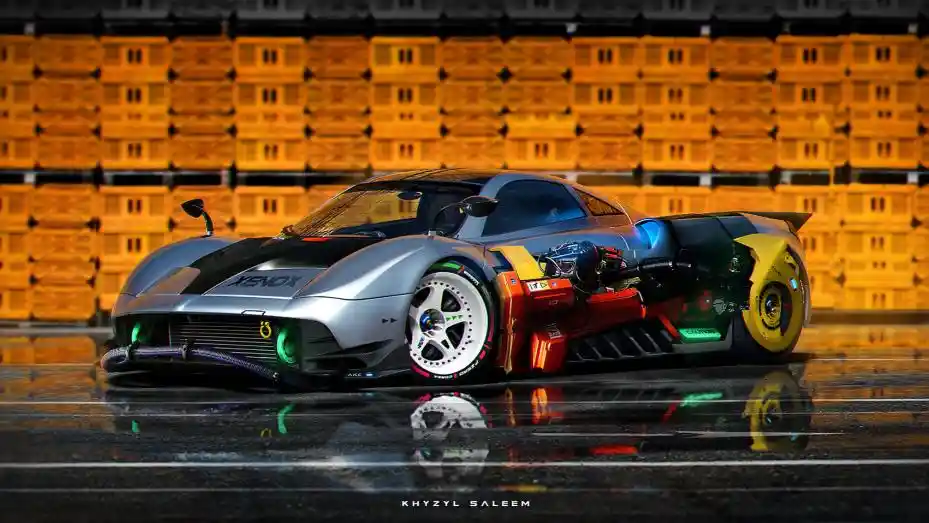 Foto - Unik! Mobil-Mobil Ternama Dimodif Ala CyberPunk 