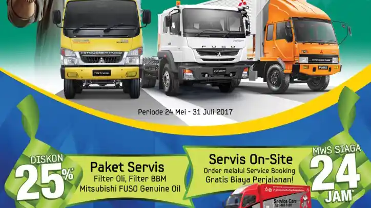 Foto - FUSO : Lebaran Service Campaign, Menjamin Kondisi Kendaraan Tetap Prima