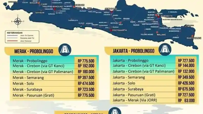 Foto - Mudik Lewat Tol Trans Jawa? Ini Biaya Tolnya 