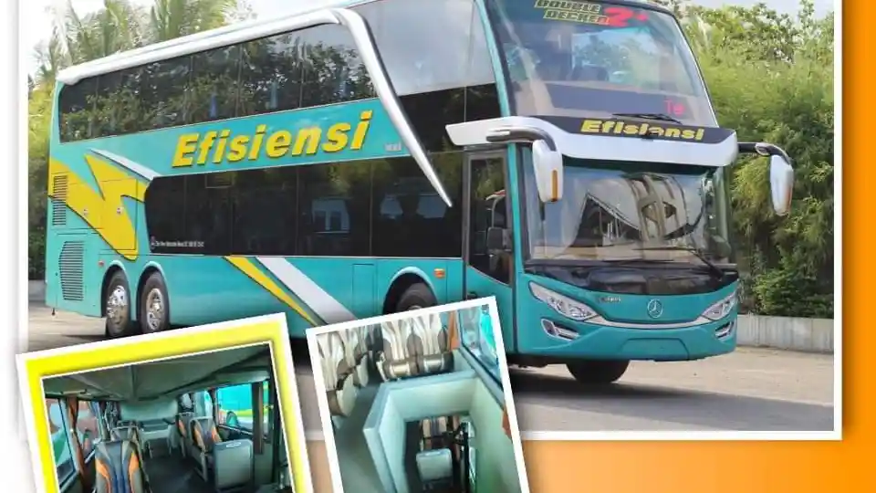 Bus - Simak Jadwal Pemberangkatan Dan Ongkos Bus Tingkat PO Efisiensi