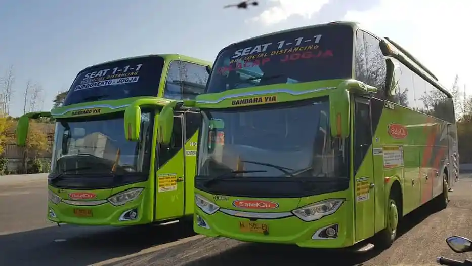 Bus - PO SutelQu Hadirkan Bus Bandara Berkonsep Social Distancing