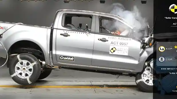 Foto - Ford Ranger Facelift Raih Rating Tertinggi ASEAN NCAP