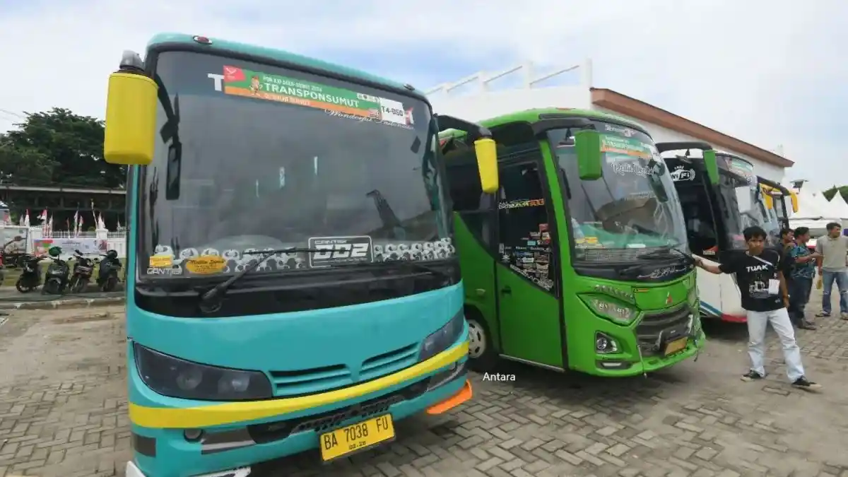 Berita - Ratusan Bus Dukung PON XXI 2024