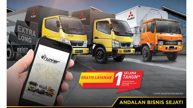 Berita - FUSO : Lima Manfaat RUNNER TELEMATICS Untuk Seluruh Jajaran Mitsubishi FUSO