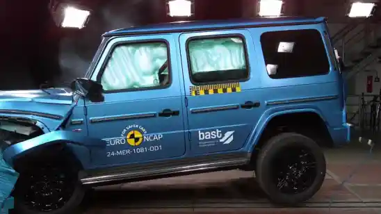 Crash Test - VIDEO: Crash Test Mercedes-Benz G-Class EV (Euro NCAP)