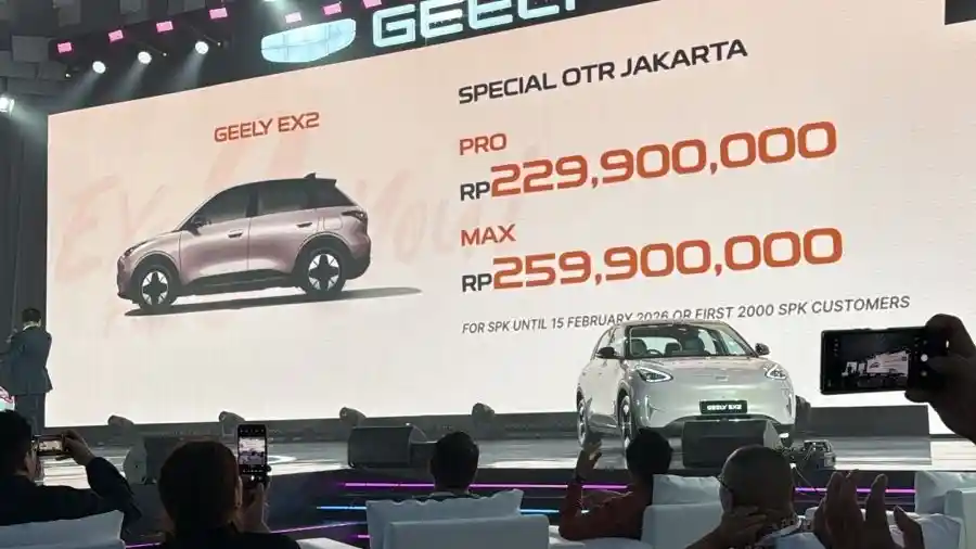 Foto - Geely EX2 Resmi Dijual Dengan Harga Mulai Rp 229 Jutaan