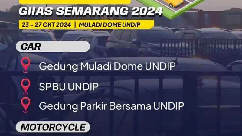 Foto - GIIAS Semarang 2024, Siapkan Area Parkir Aman Dan Nyaman