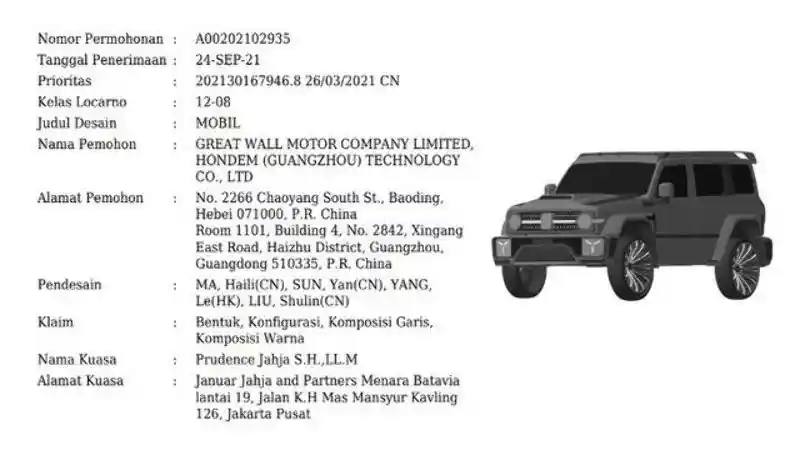 Foto - Great Wall Tank 300, G-Class Ala Cina Segera Merangsek Pasar Indonesia