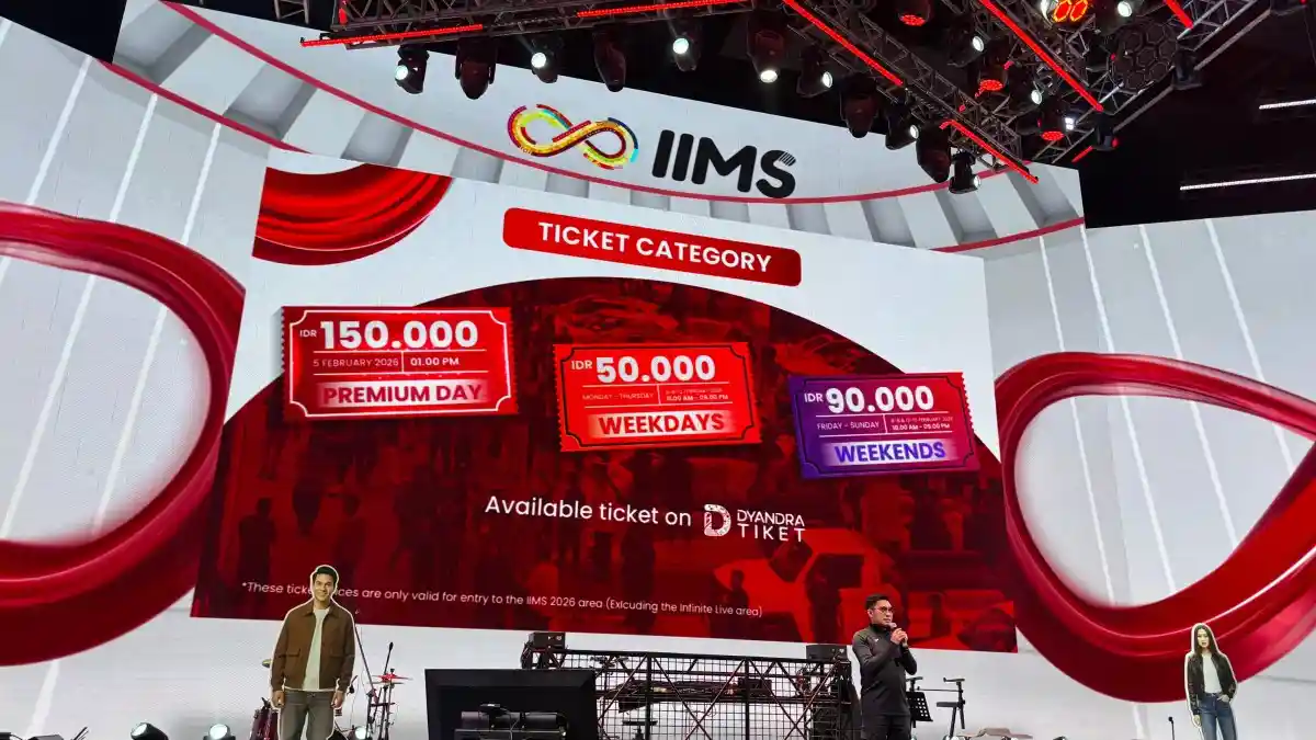 Foto - Lebih Fleksibel, Ini Harga Tiket IIMS 2026 untuk Semua Kategori