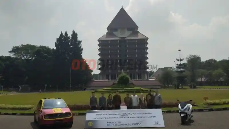 Foto - Mendukung Ekosistem Ramah Lingkungan, Honda Jalin Kerja Sama dengan Universitas Indonesia